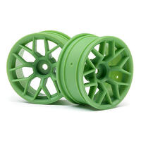 Hpi Rtr Wheel 26Mm Green (6Mm Offset/2Pcs) [112811]