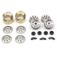HPI CS-8 STEEL BEADLOCK WHEEL 1.2IN (SILVER/4PCS)