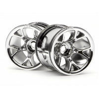 HPI MT MESH WHEEL (CHROME) [2197]