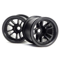HPI SPLIT 5 TRUCK WHEEL (BLACK/2PCS) [3051]