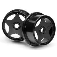 Hpi Super Star Wheel Black (120X60Mm/2Pcs) [3221]