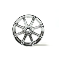 HPI WORK EMOTION XC8 WHEEL 26MM CHROME (3MM OFFSET) [3300]
