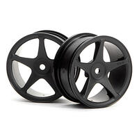 Hpi Super Star Wheels 26Mm Black (1Mm Offset) [3696]