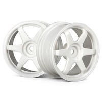 Hpi Te37 Wheel 26Mm White(Omm Offset)