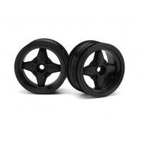 Hpi 3901 Mx60 4 Spoke Wheel Black (0Mm Offset/2Pcs)