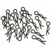 Hpi Body Pin (8Mm/Black/Large/20Pcs) [6203]