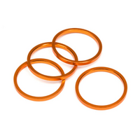 HPI 86906 DIFF OUTDRIVE RING (ORANGE/4PCS)