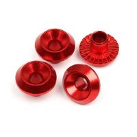 HPI WHEEL WASHER (RED/4PCS) [86988]