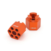 Hpi 87075 Aluminium Hex Hub (4Mm Offset/Orange)