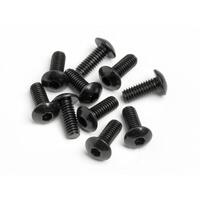 HPI BUTTON HEAD SCREW M4X10MM (HEX SOCKET/10PCS) [94554]