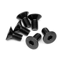 HPI 94727 FLAT HEAD SCREW M5X10MM (HEX SOCKET/6PCS)