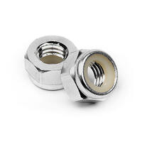 HPI ALUMINUM LOCK NUT M5 (SILVER/10PCS) [95862]