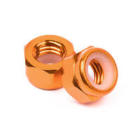 HPI 95864 ALUMINUM LOCK NUT M5 (ORANGE/10PCS)
