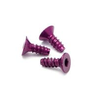 Hpi Aluminium Tp Flat Head Screw 3 X 8Mm (Hex Socket/Purple/5Pc [Z076]