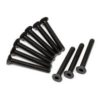 Hpi Z092 Flat Head Screw M3X24Mm (Hex Socket/10Pcs)