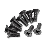 Hpi Flat Head Screw M4X12Mm (6Pcs) [Z623]