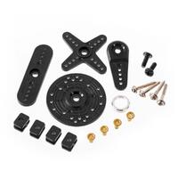 HITEC H25T HEAVY DUTY HORN AND HARDWARE SET FOR HELI & CAR