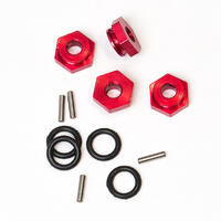 HOBBYTECH ALUMINIUM WHEEL ADAPTATOR F/R WITH ORING - HT-REV-176