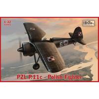IBG 1/32 PZL P.11C POLISH FIGHTER PLASTIC MODEL KIT [32001]