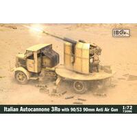 IBG 1/72 ITALIAN AUTOCANNONE 3RO WITH 90/53 90MM AA GUN PLASTIC MODEL KIT