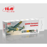 Icm Acrylic Paint Set: Wwii German Aviation - 6 Colours