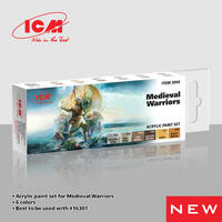 Icm Acrylic Paint Set: Medieval Warriors - 6 Colours