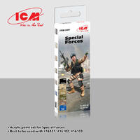 Icm Acrylic Paint Set: Special Forces (Modern Western) - 6 Colours