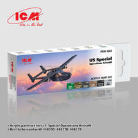 Icm Acrylic Paint Set: U.S. Special Operations Aircraft - 6 Colours