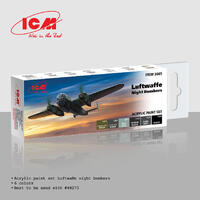 Icm Acrylic Paint Set: Luftwaffe Night Bombers - 6 Colours