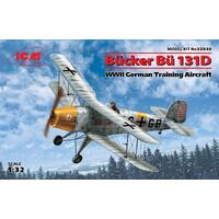 Icm 1/32 B£¼Cker B£¼ 131D Wwii German Training Aircraft Plastic Model Kit