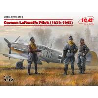 Icm 1/32 German Luftwaffe Pilots (1939-1945) (3 Figures) Plastic Model Kit