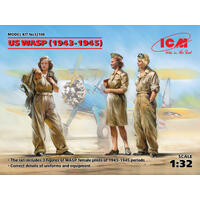 Icm 1/32 Us Wasp (1943-1945) (3 Figures) Plastic Model Kit