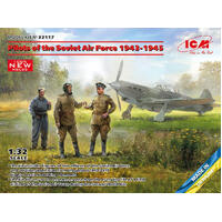 Icm 1/32 Pilots Of The Soviet Air Force (1943-1945) Plastic Model Kit