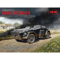 Icm 1/35 Sd.Kfz. 247 Ausf.B German Command Armoured Vehicle Plastic Model Kit