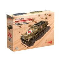 Icm 1/35 Sd.Kfz.251/8 Ausf.A 'Krankenpanzerwagen' Wwii German Ambulance Plastic Model Kit