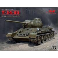 Icm 1/35 ?-34-85 Wwii Soviet Medium Tank Plastic Model Kit