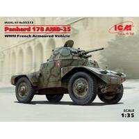 Icm 1/35 Panhard 178 Amd-35 Wwii French Armoured Vehicle Plastic Model Kit