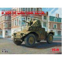 Icm 1/35 Panzersp£¤Hwagen P 204 (F) With Cdm Turret Wwii German Armoured Vehicle Plastic Model Kit