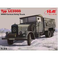 Icm 1/35 Typ Lg3000 Wwii German Army Truck Plastic Model Kit