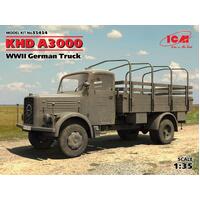 Icm 1/35 Khd A3000 Wwii German Truck Plastic Model Kit