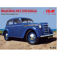 Icm 1/35 Moskvitch-401-420 Saloon Soviet Passenger Car Plastic Model Kit
