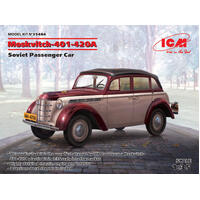 Icm 1/35 Moskvitch-401-420A Soviet Passenger Car Plastic Model Kit