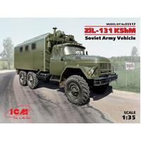 Icm 1/35 Zil-131 Kshm Soviet Army Vehicle Plastic Model Kit