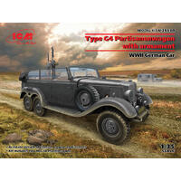 Icm 1/35 G4 With Armament Wwii German Car Plastic Model Kit