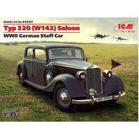 Icm 1/35 Typ 320 (W142) Saloon Wwii German Staff Car Plastic Model Kit