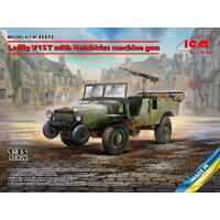 Icm 1/35 Laffly V15T With Hotchkiss Machine Gun Plastic Model Kit