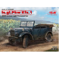 Icm 1/35 Le.Gl.Pkw Kfz.1 Wwii German Light Personnel Car Plastic Model Kit