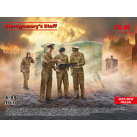 Icm 1/35 Montgomery'S Staff Plastic Model Kit