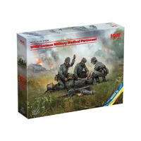 Icm 1/35 Wwii German Military Medical Personnel Plastic Model Kit