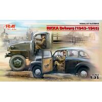 Icm 1/35 Rkka Drivers (1943-1945) (2 Figures) Plastic Model Kit